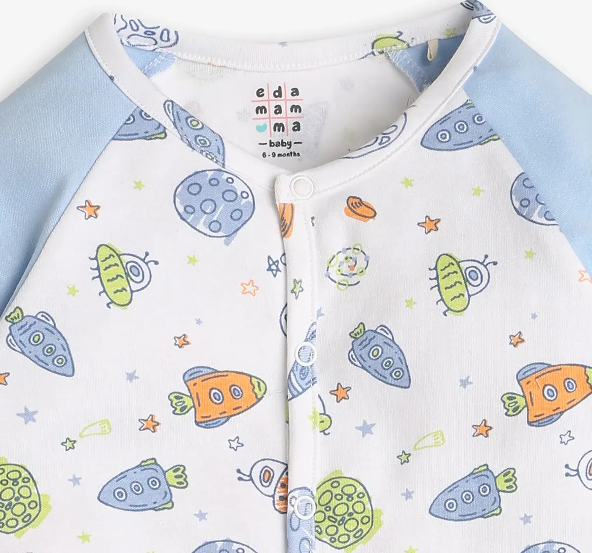 Infants Unisex Printed Sleepsuits - Pack Of 2