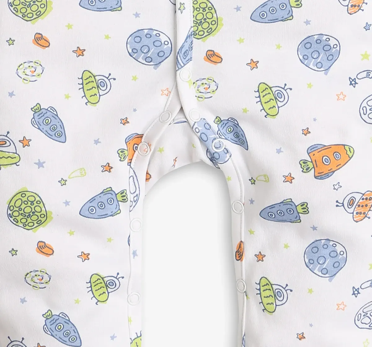 Infants Unisex Printed Sleepsuits - Pack Of 2