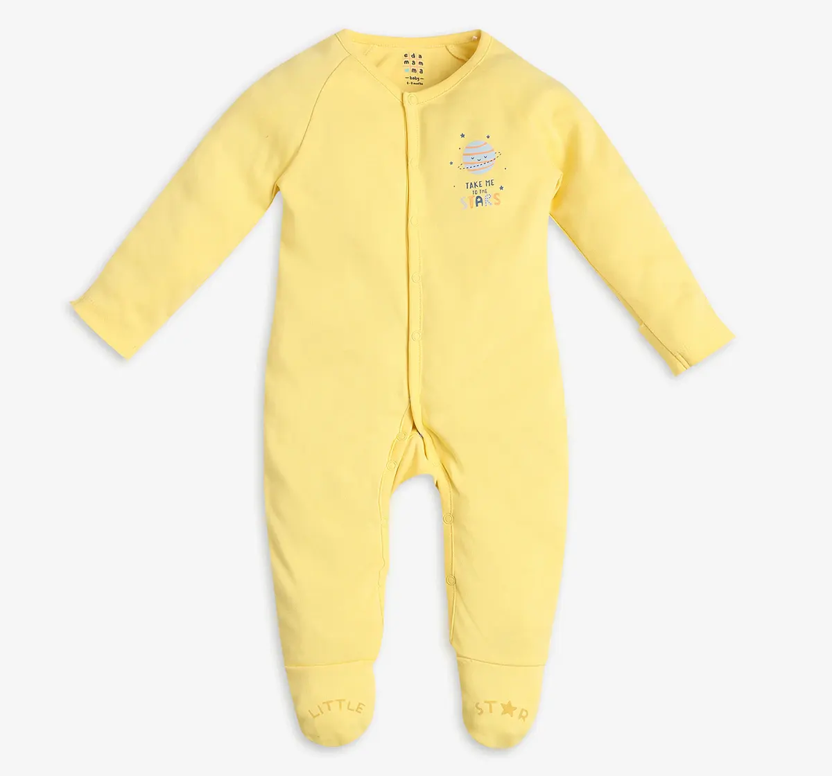 Infants Unisex Printed Sleepsuits - Pack Of 2