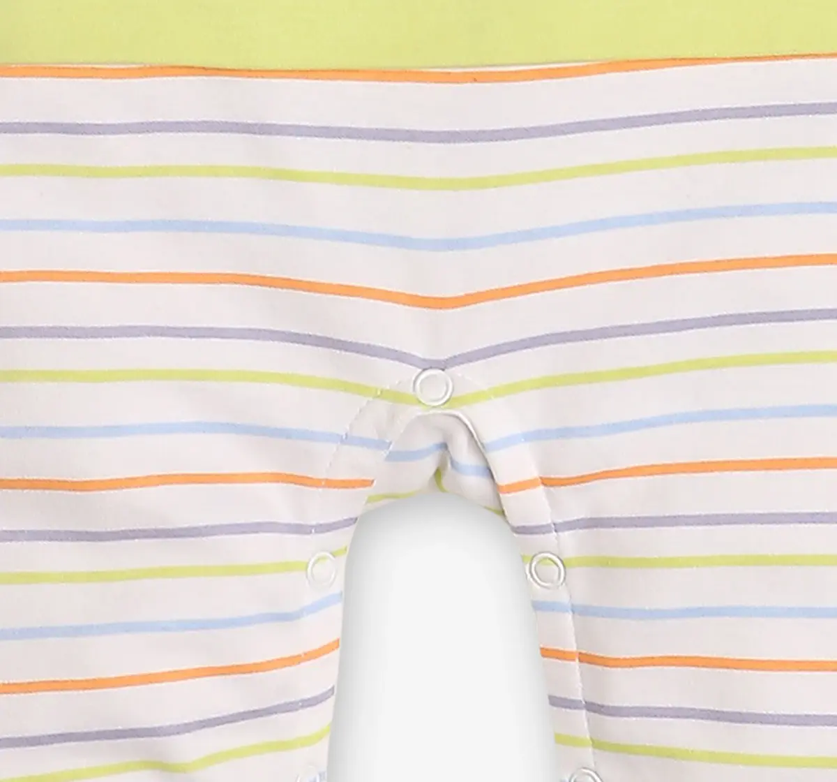 Infants Unisex Romper With Mitten, Bootie & Cap - Light Green