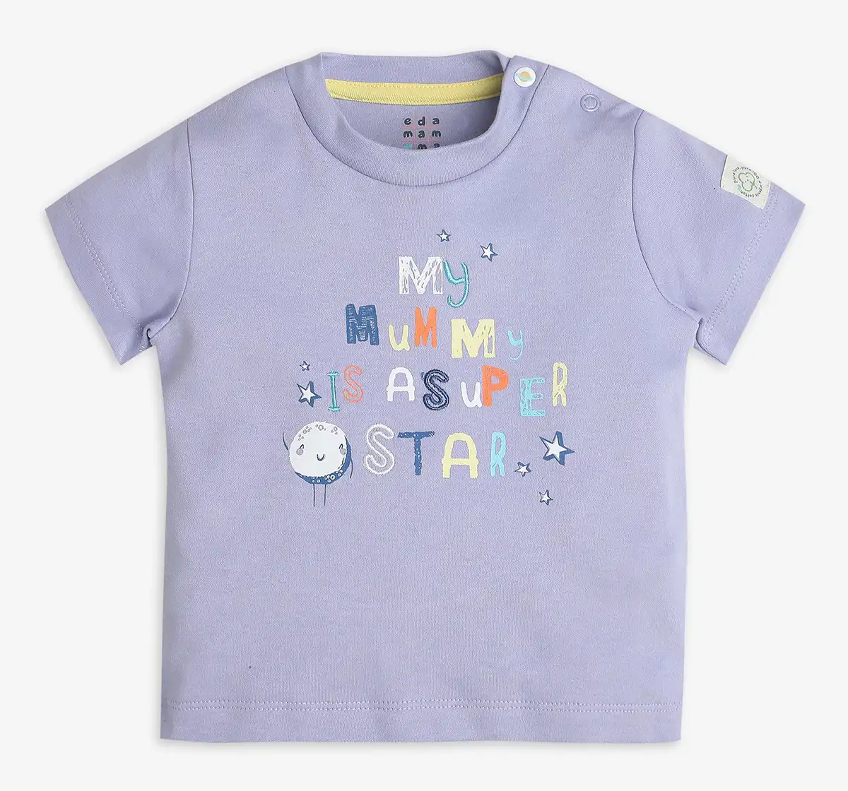 Infant Unisex Printed Tshirt - Lavender