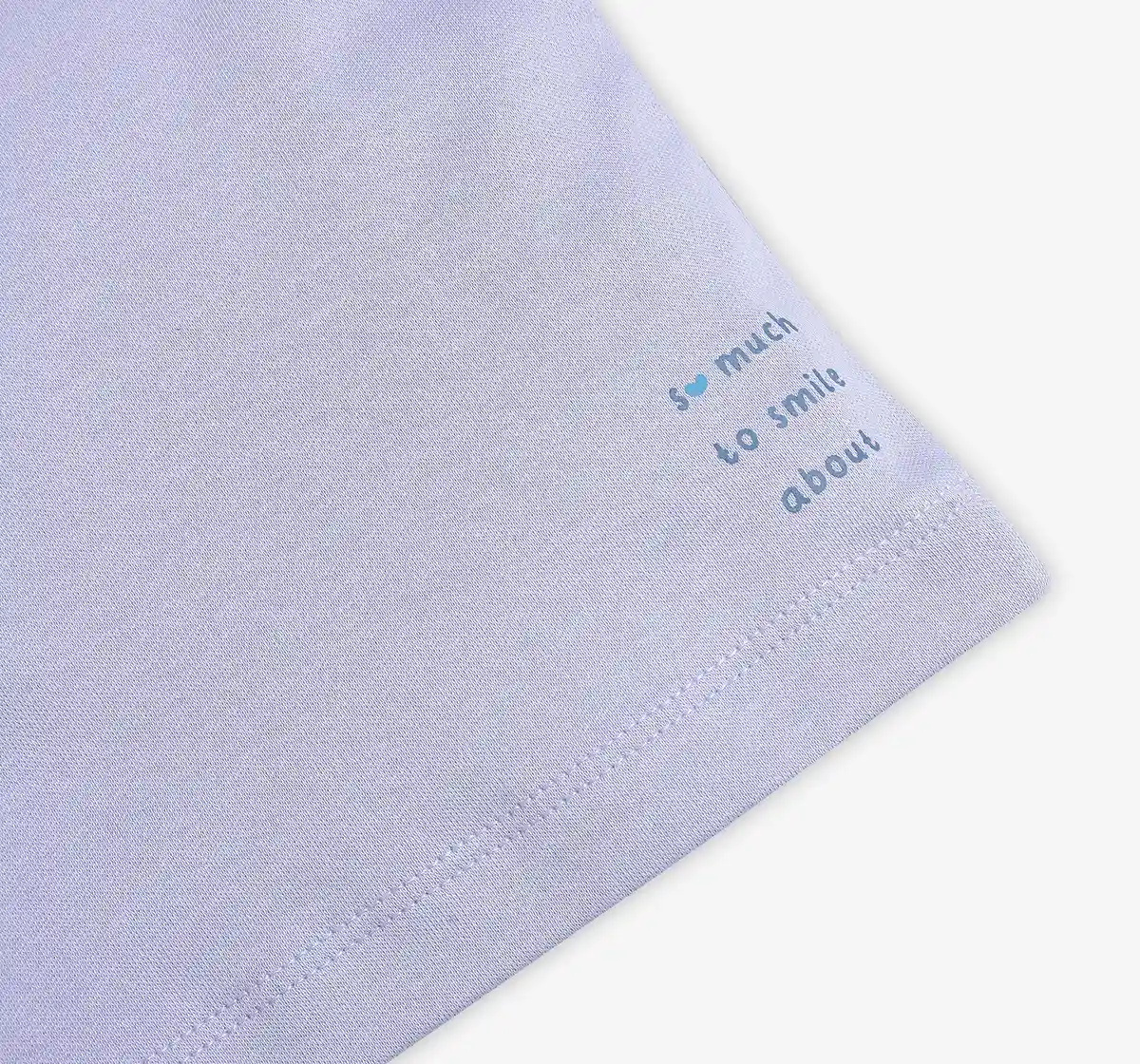 Infant Unisex Printed Tshirt - Lavender