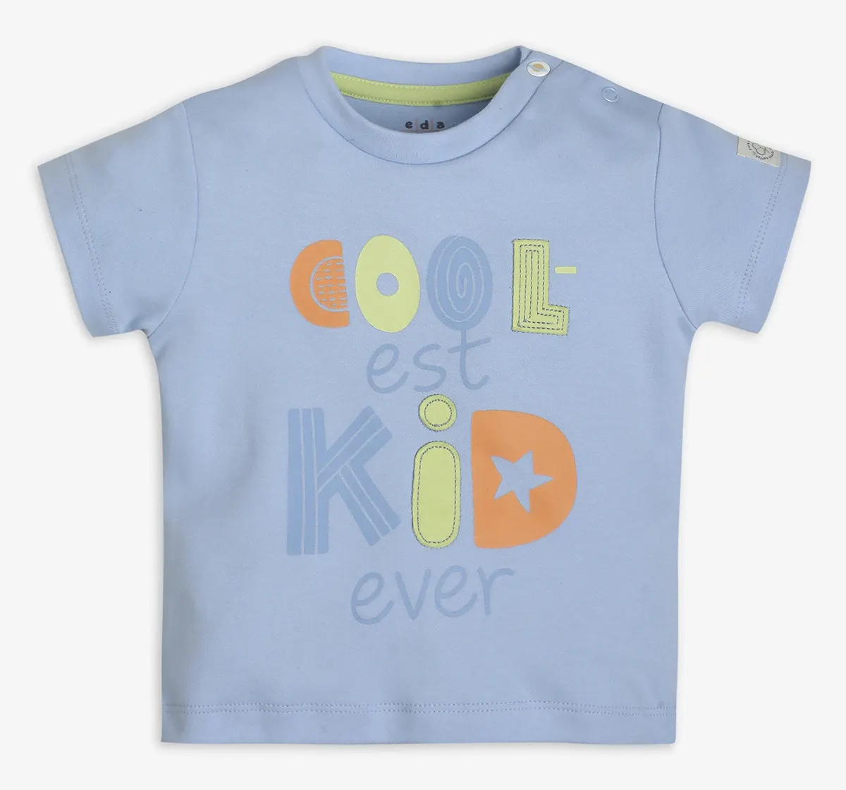 Infant Unisex Printed Tshirt- Blue