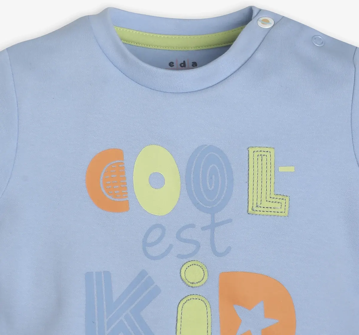 Infant Unisex Printed Tshirt- Blue