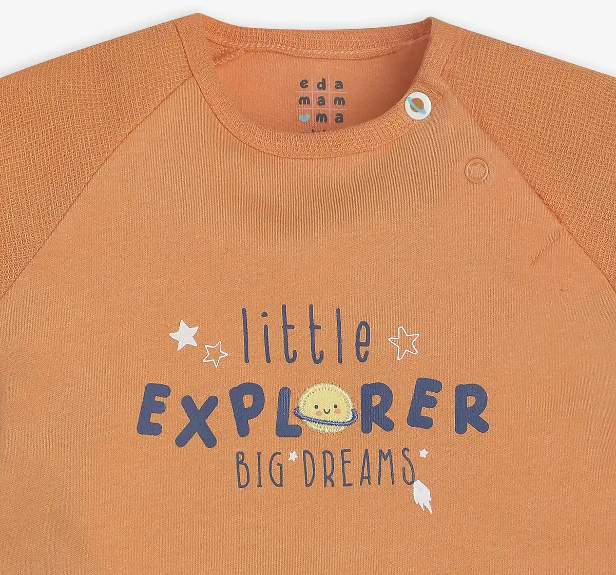 Infant Unisex Printed T-Shirt - Orange