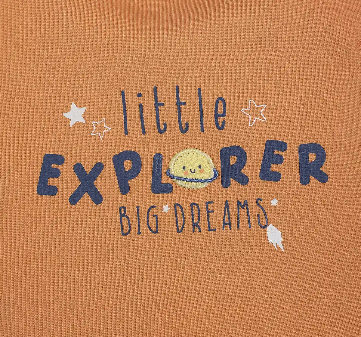 Infant Unisex Printed T-Shirt - Orange