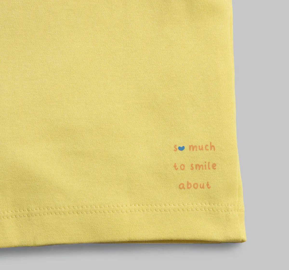 Infant Unisex Printed T-Shirt - Yellow
