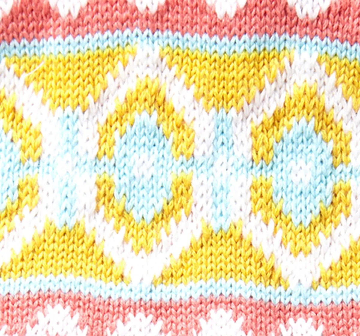 Patterned Sweater With Frill