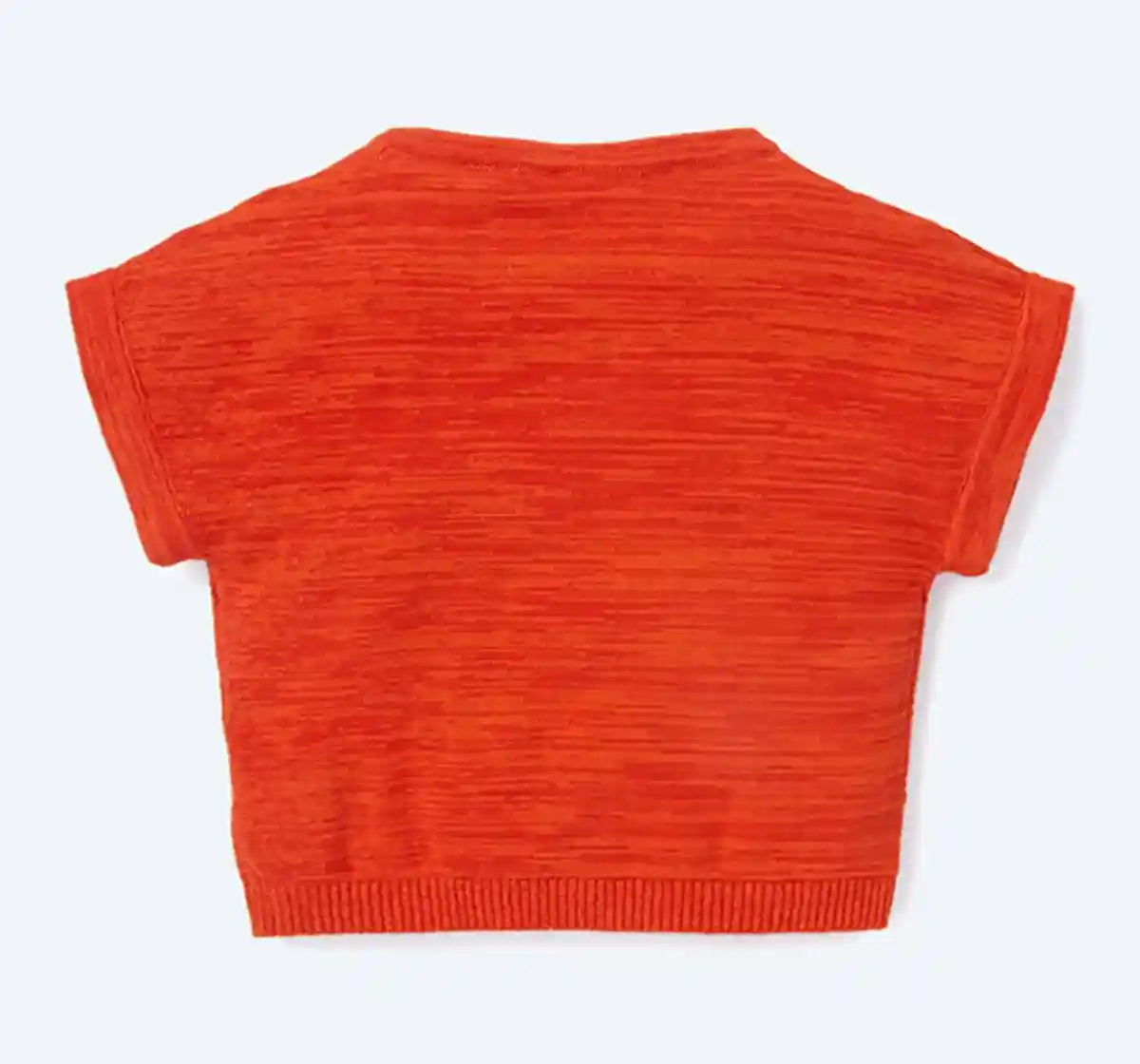 Girls Self Patterned Sweater