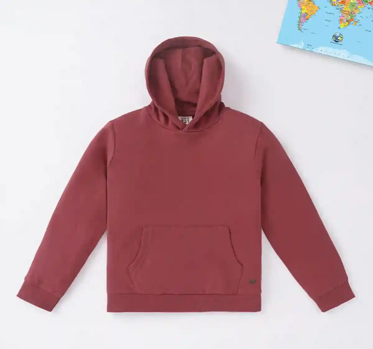 Boys Solid Hoodie