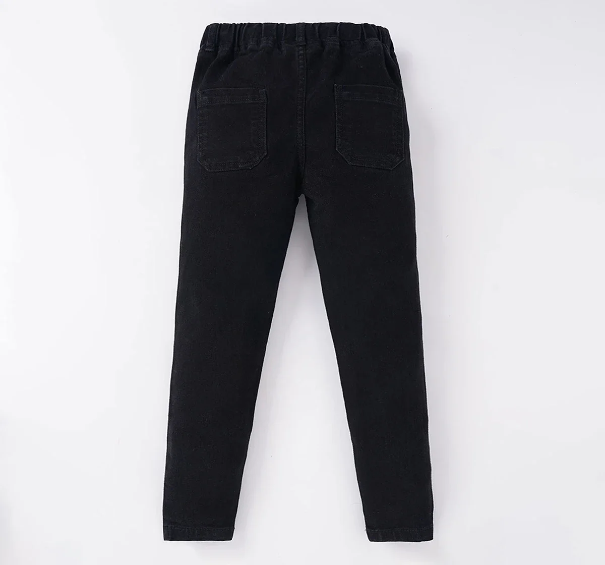 Boys Solid Tie Up Jogger