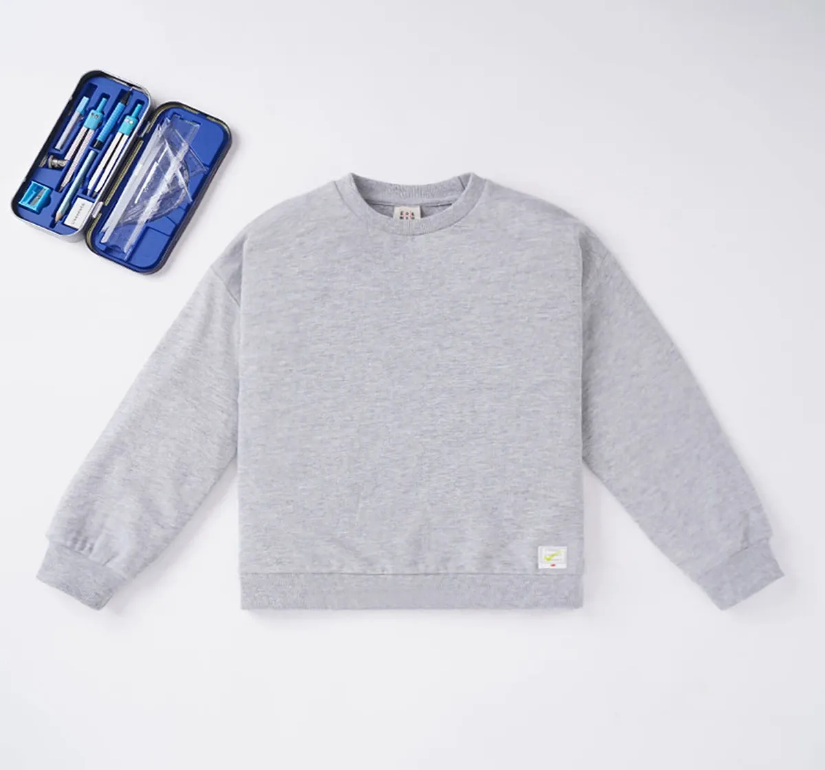Boys Basic Solid Sweatshirt