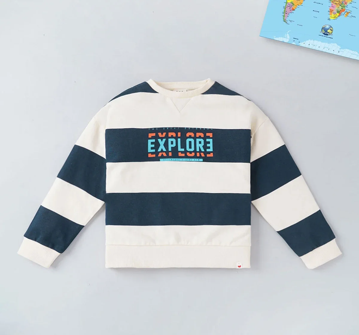 Boys Striped Sweatshirt