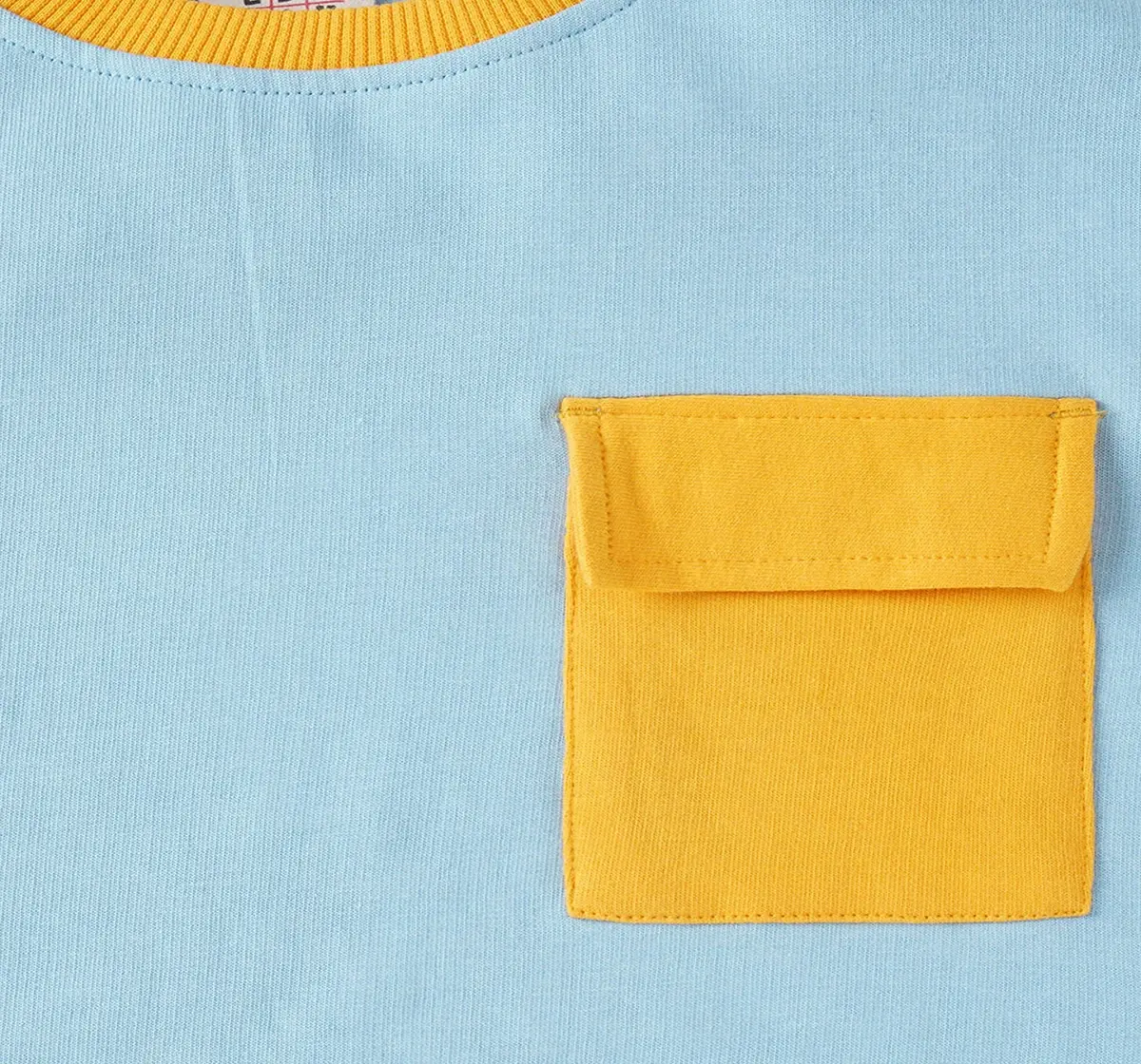 Boys Color Block Sweatshirt With Front Pocket