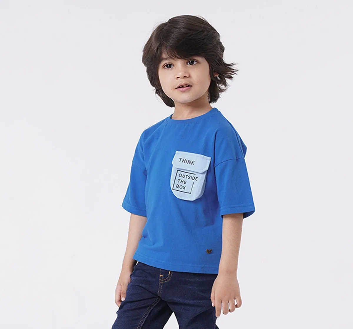 Boys Front Pocket Tee