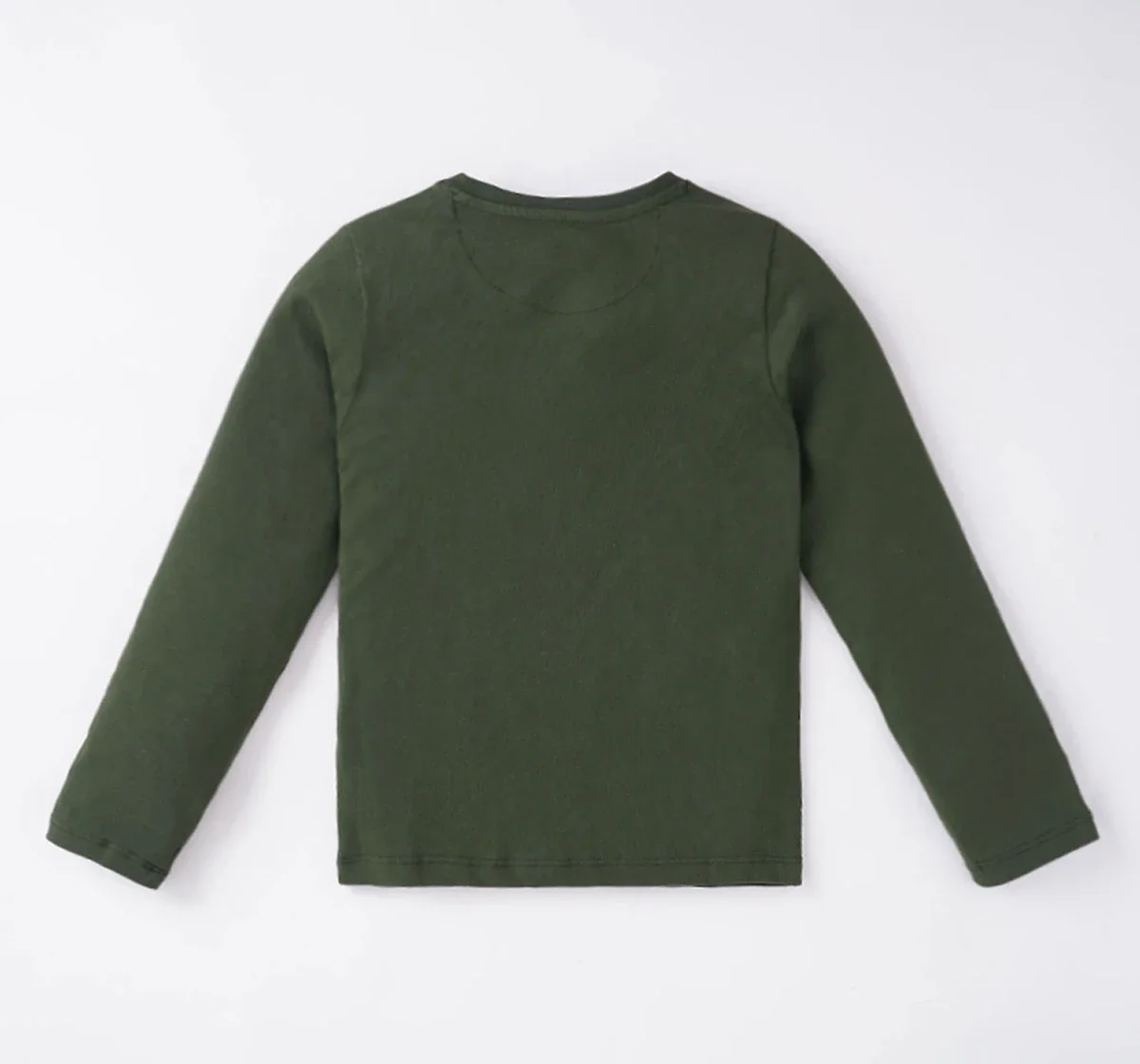 Boys Henley Solid Tshirt