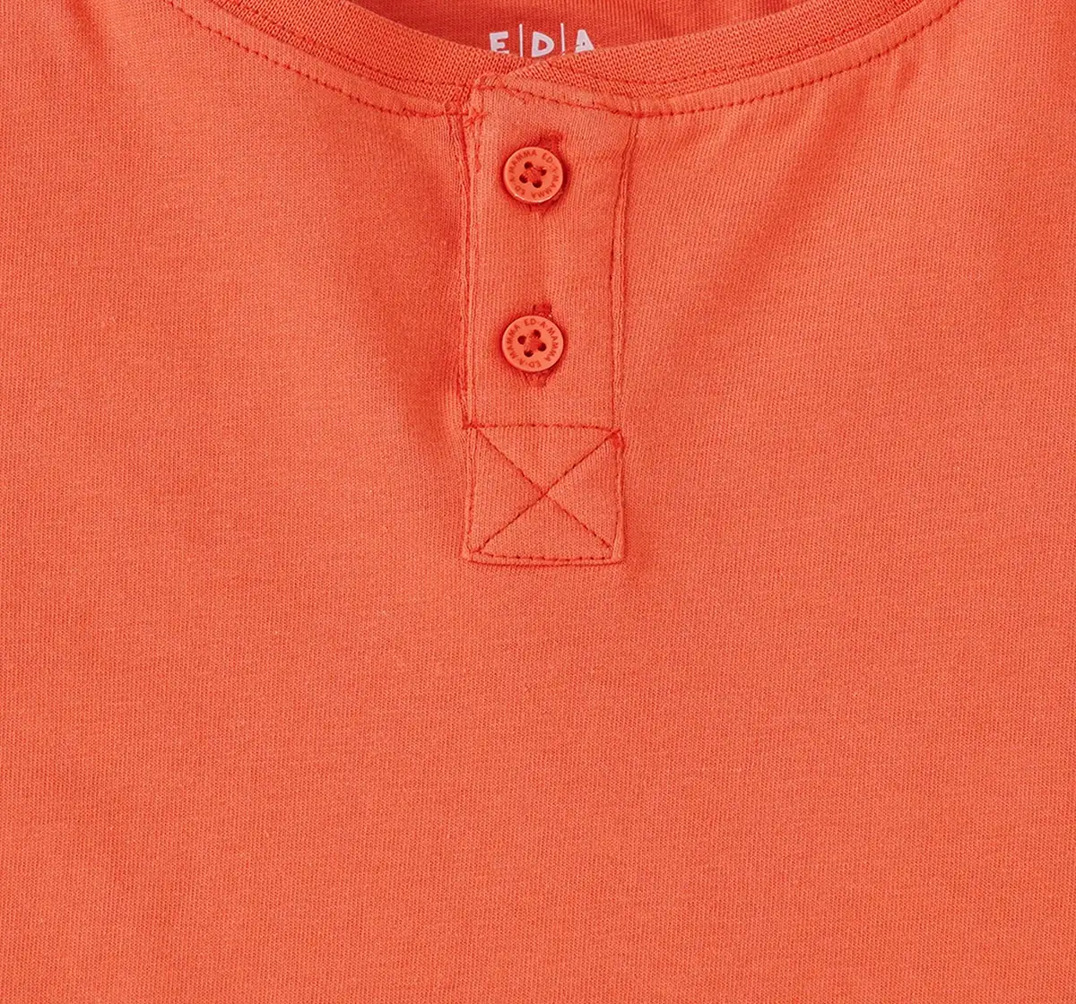 Boys Henley Solid Tshirt