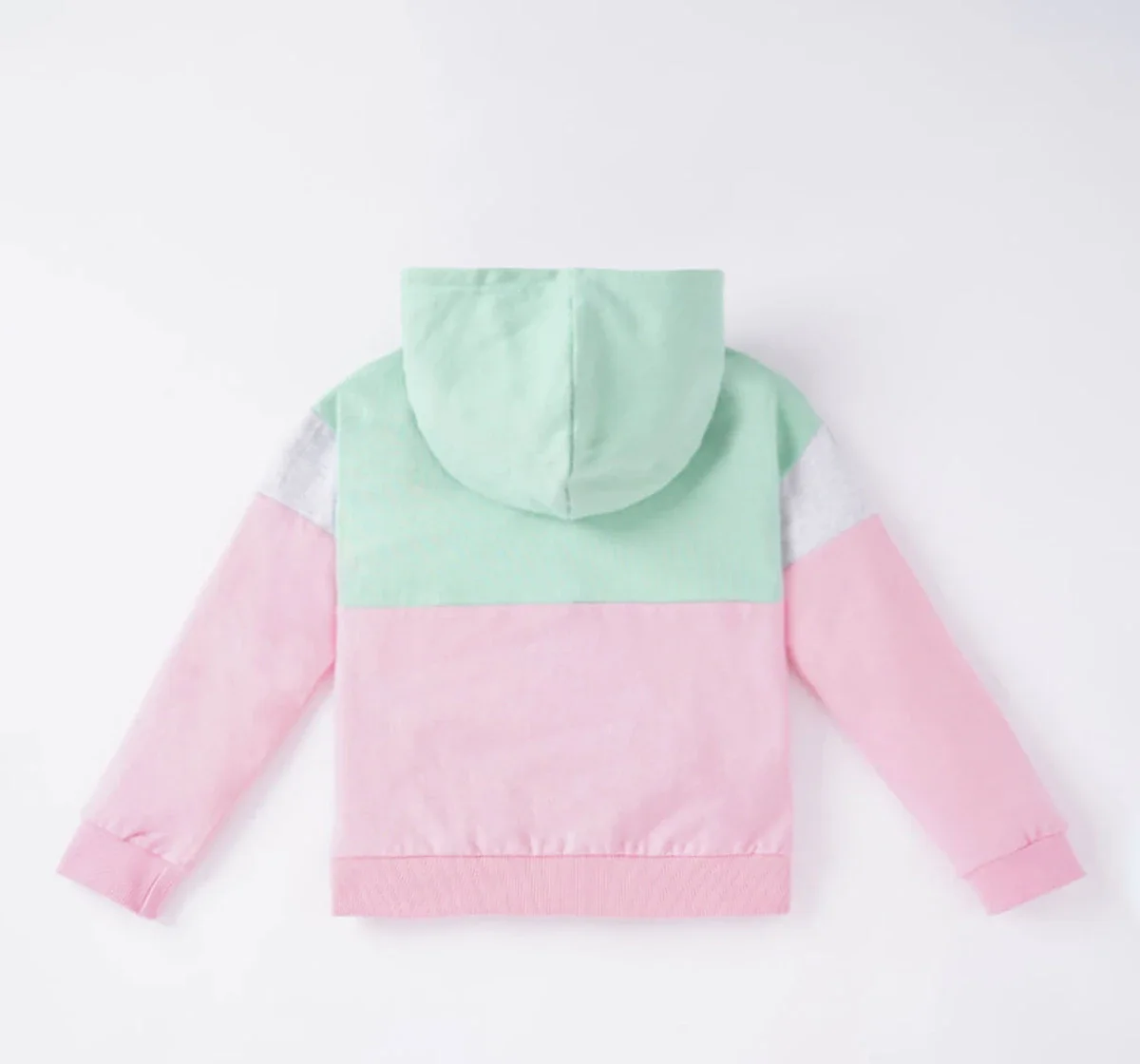 Girls Color Block Hoodie