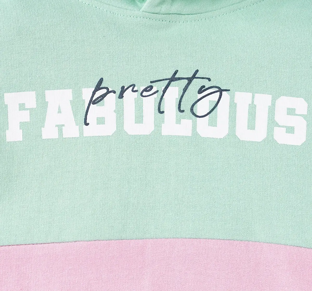 Girls Color Block Hoodie