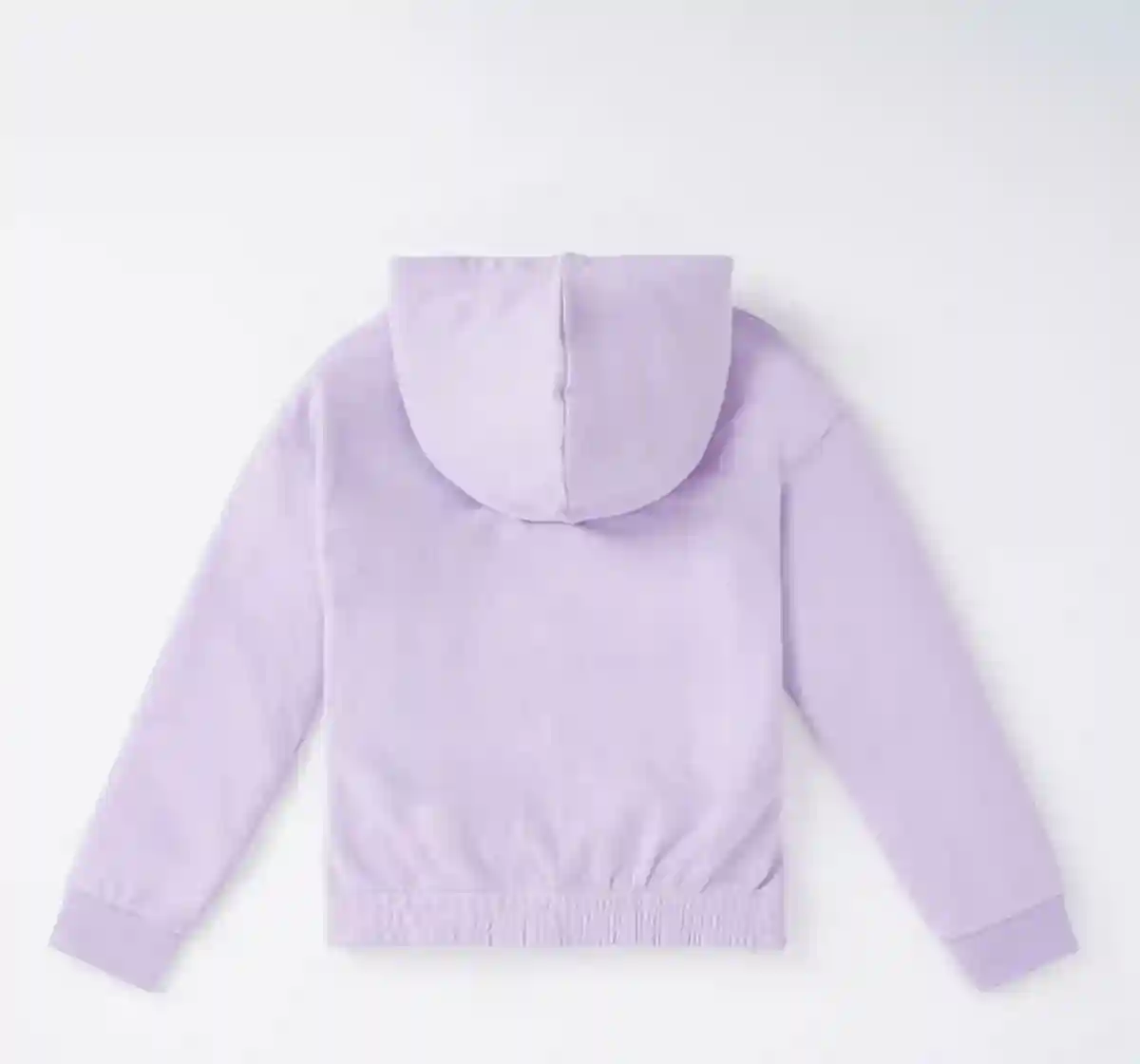 Girls Printed Hoodie With Elasticated Waist