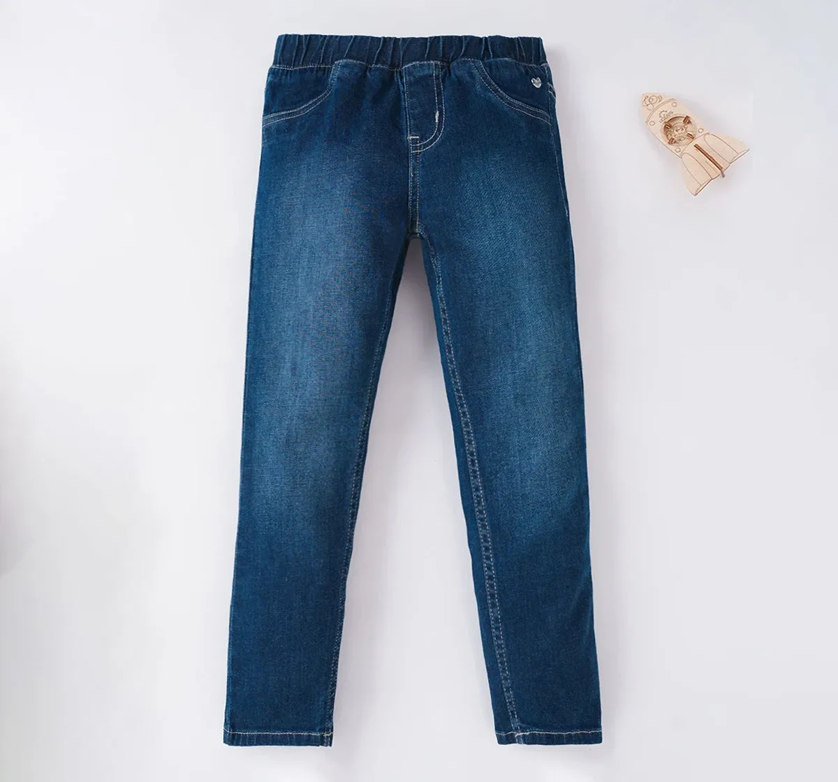 Girls Jeggings - Dark Wash