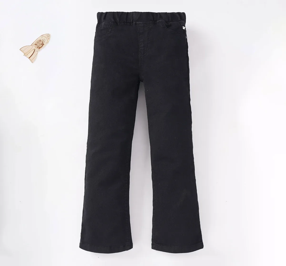 Girls Solid Jeggings