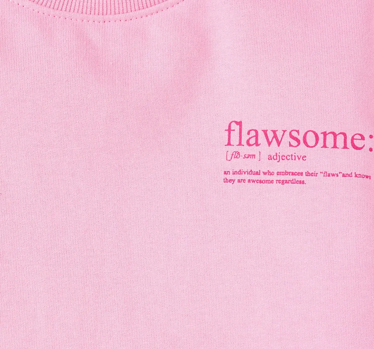 Girls Basic Printed Sweatshirt