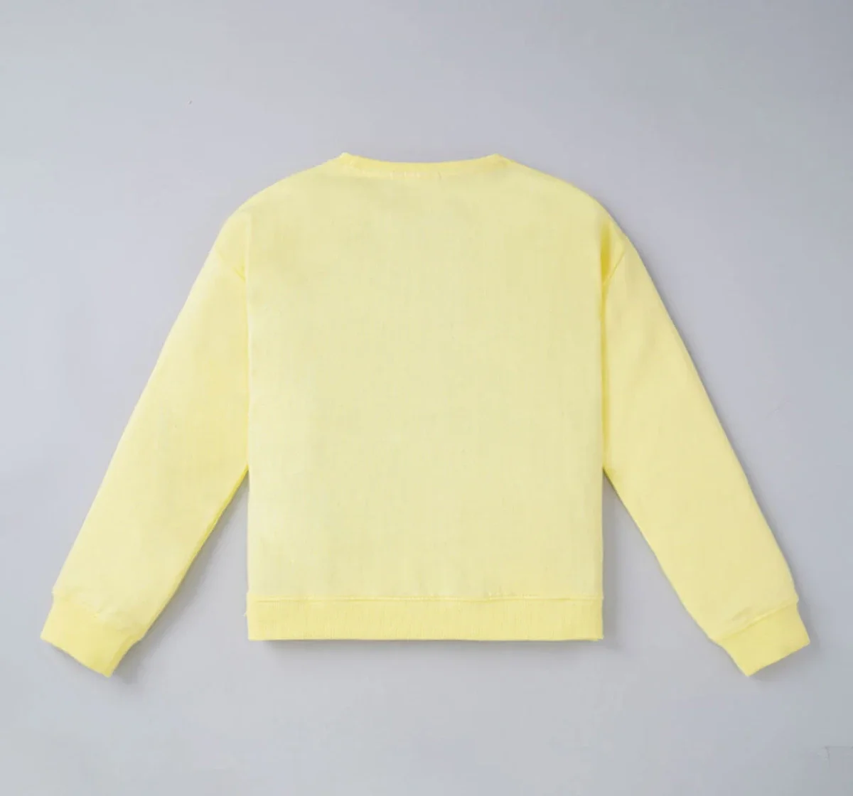 Girls Basic Printed Sweatshirt