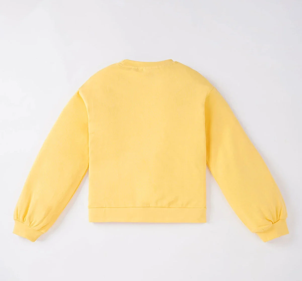 Girls Balloon Sleeves Sweatshirt
