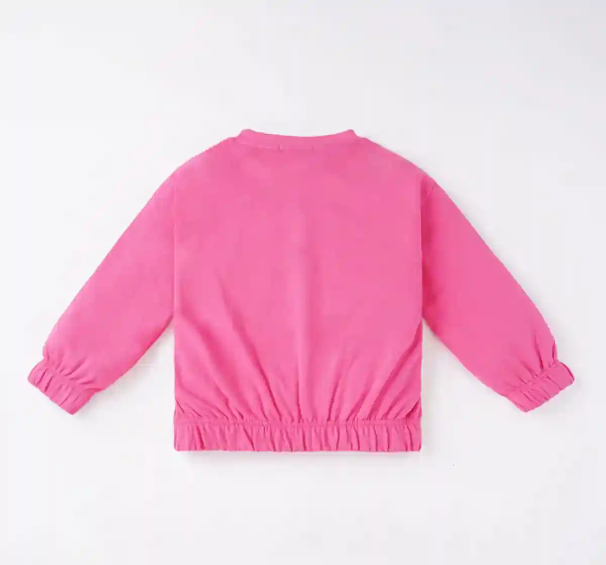 Girls Zipper Sweatshirt With Elasticated Waist