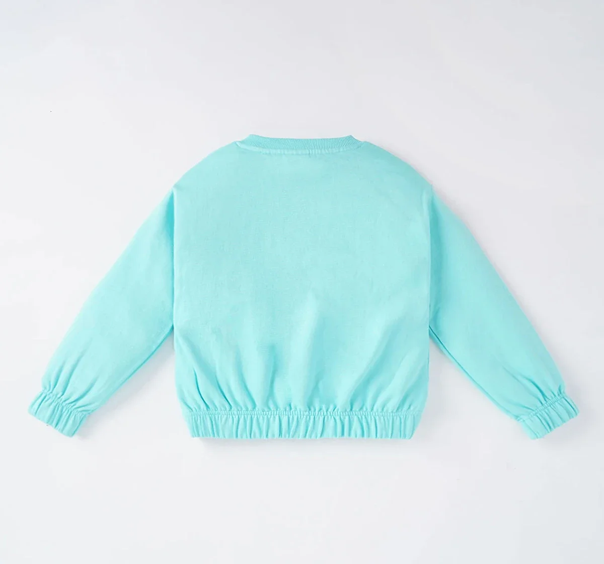 Girls Zipper Sweatshirt With Elasticated Waist