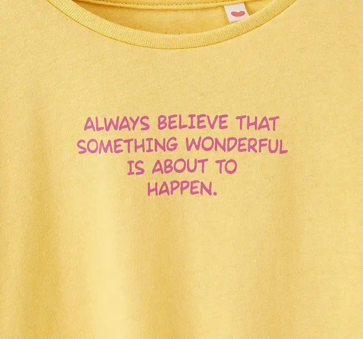 Girls Tie Up Knotted Tshirt