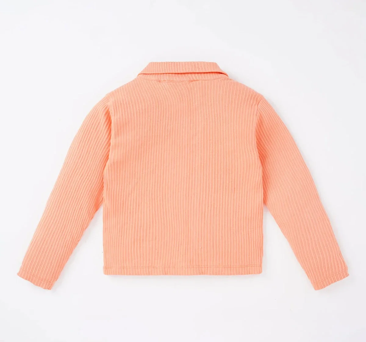 Girls Collar Rib Tee