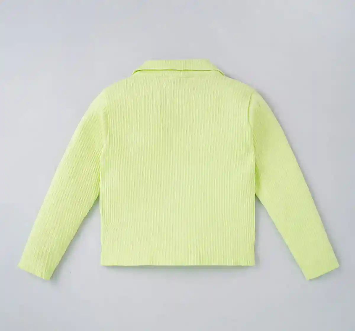 Girls Collar Rib Tee