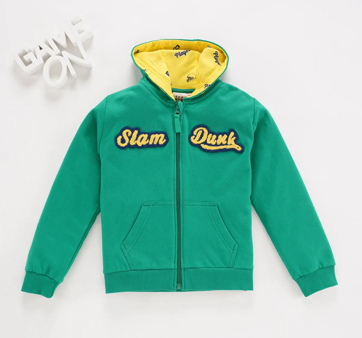 Knit Jacket With Hoodie