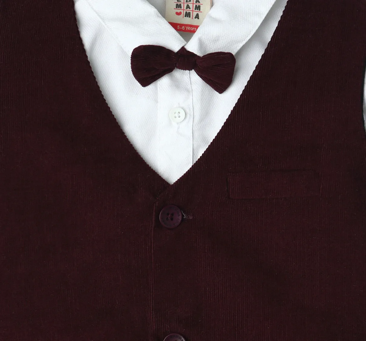 Full Sleeves Solid Shirt And Waist Coat