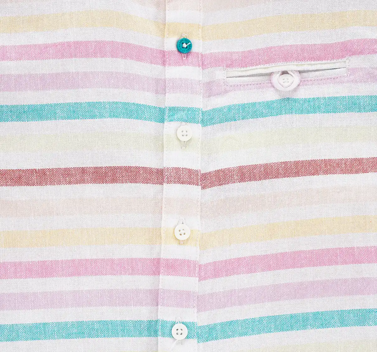 Full Sleeves Multicolour Stripe Shirt