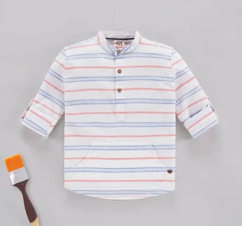 Full Sleeves Yarn Dyed Stripes Shirt