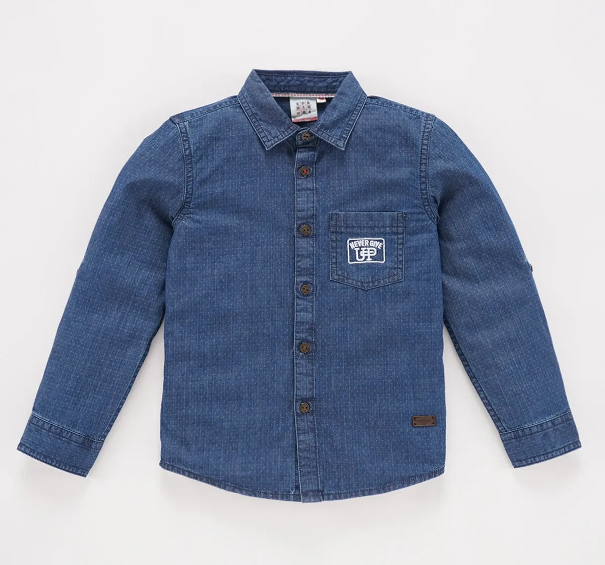 Full Sleeves Indigo Dobby Shirt