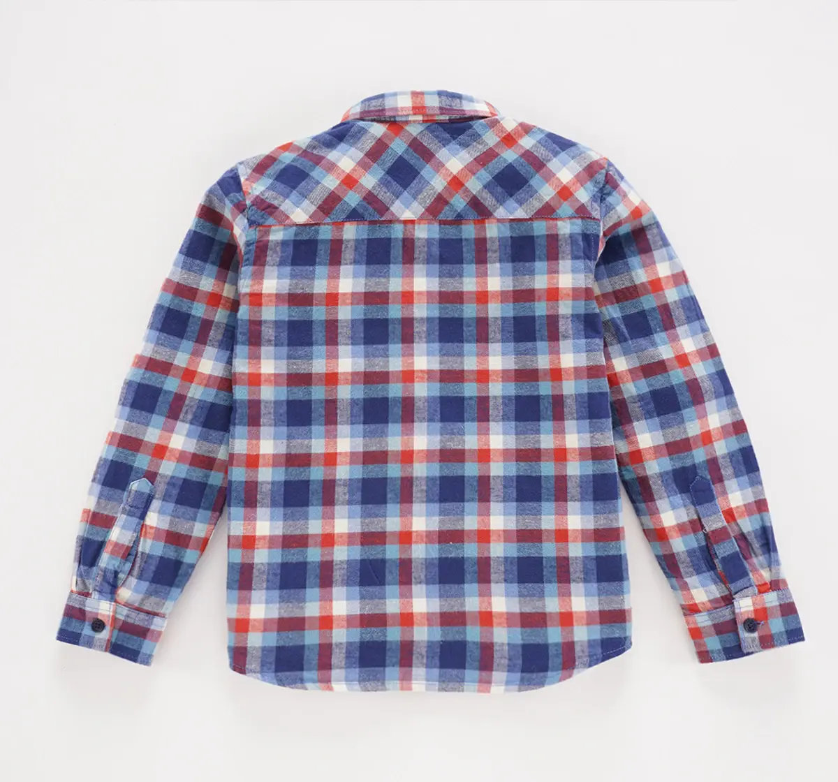 Checks Shirt with Detachable Hood
