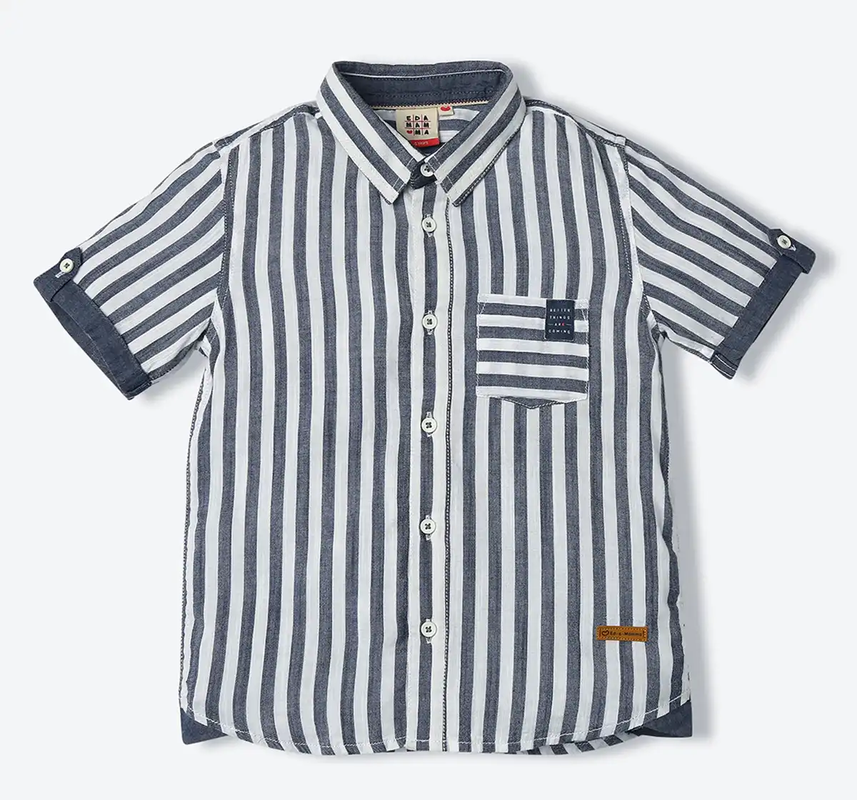 Half Sleeves Stripes Shirt