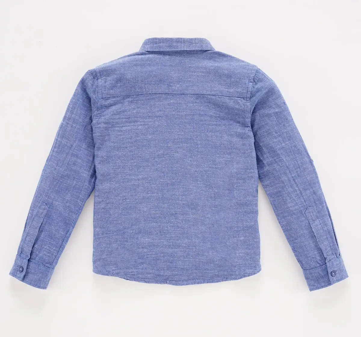 Solid Shirt With Patch Pocket