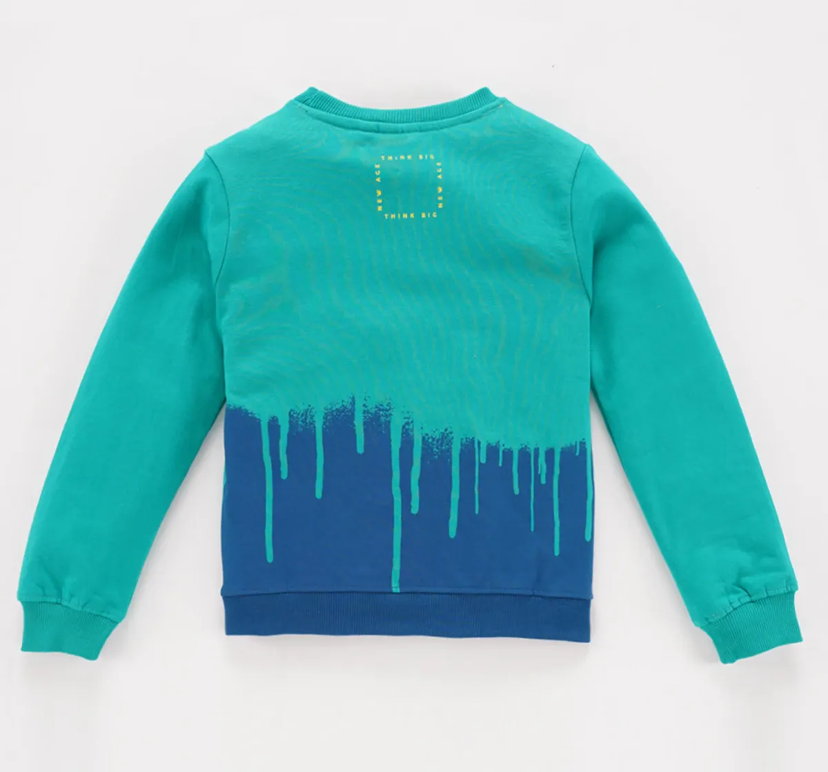 Sweatshirt With Paint Drip Artwork