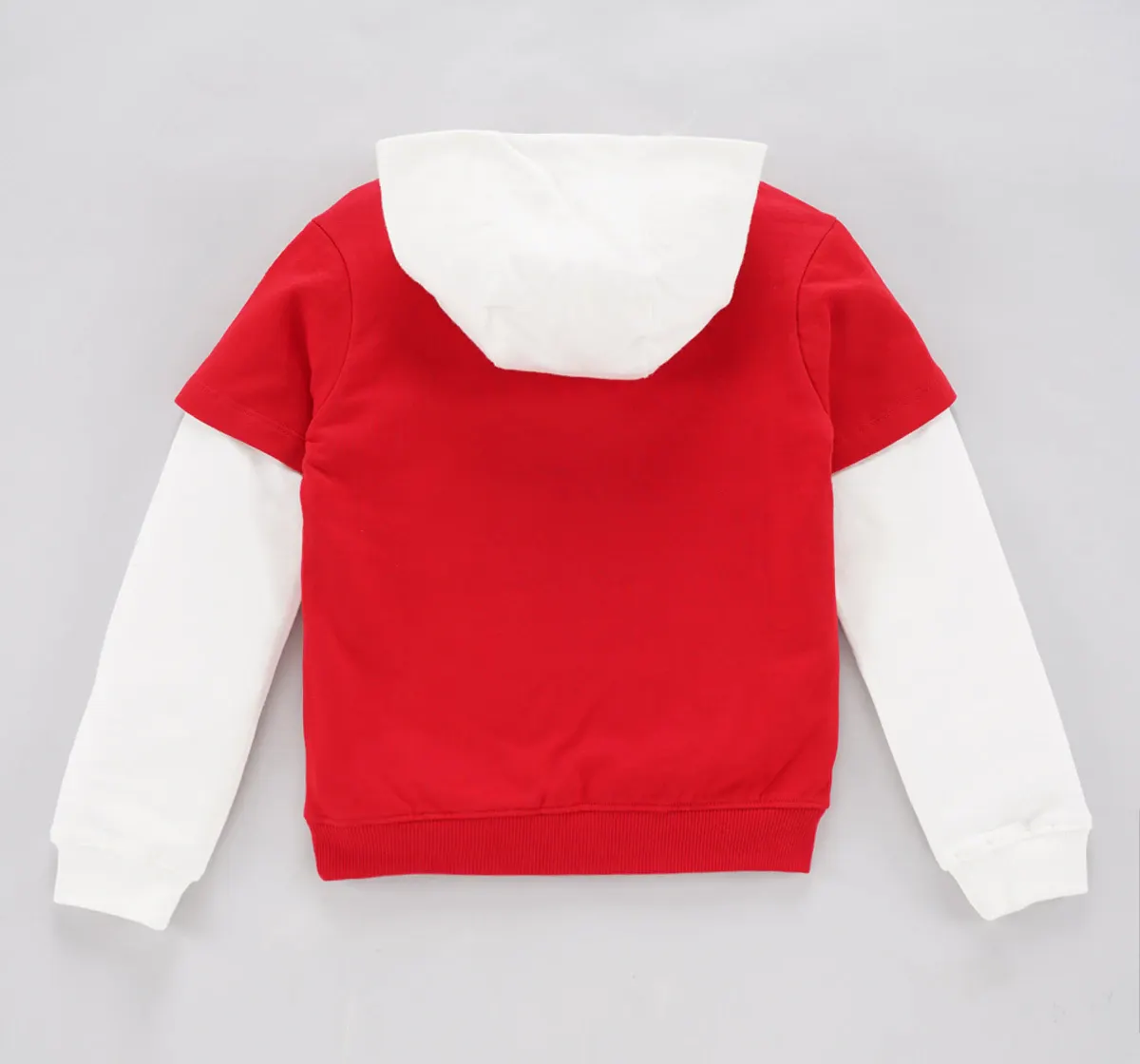 Colour block Doctor Sleeve Hoodie