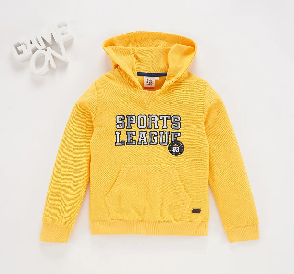 Hoodie With Chest Applique