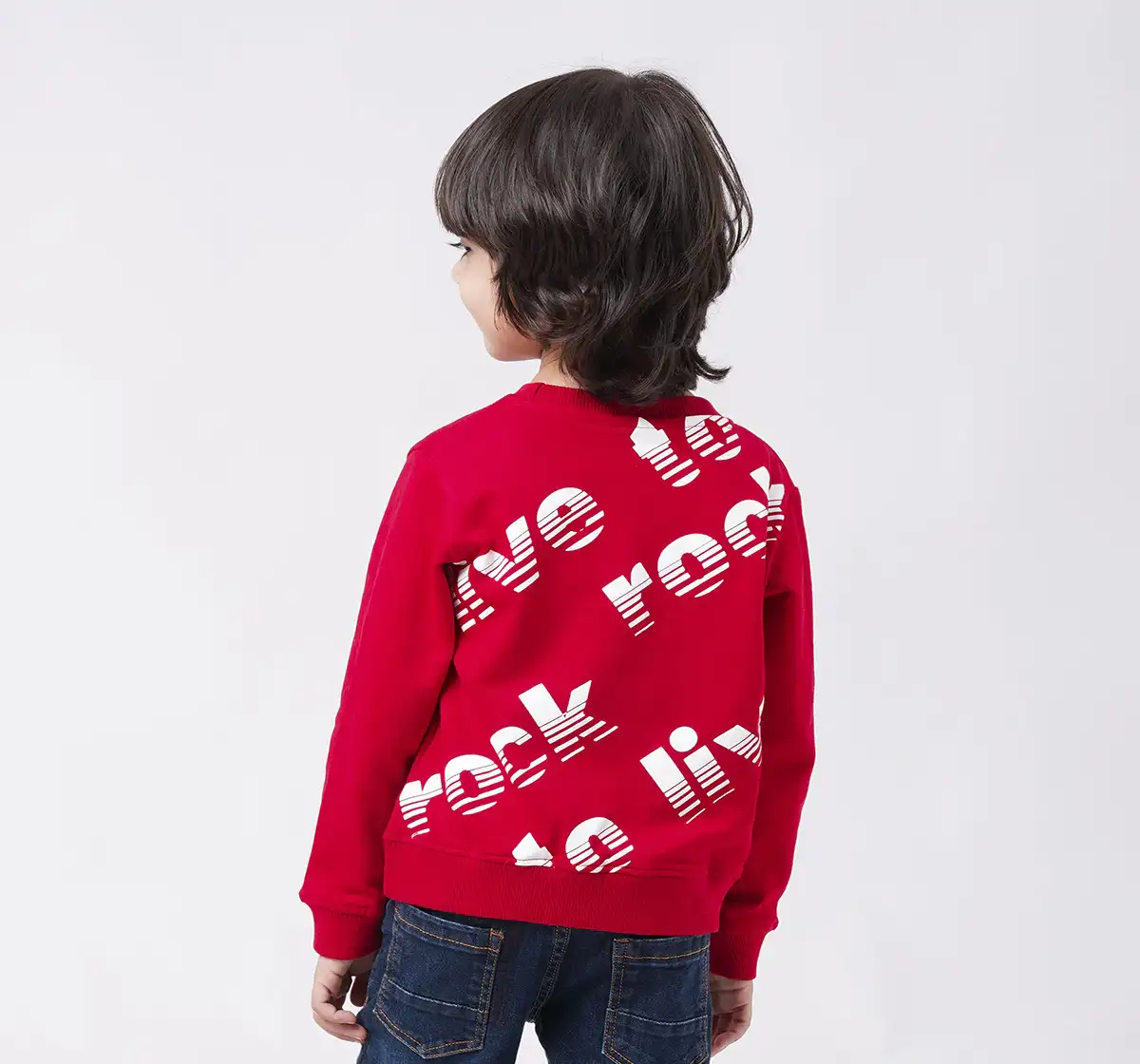 Full Sleeves Printed Sweatshirt