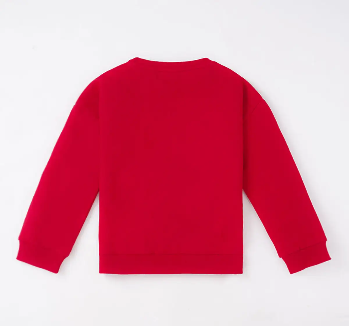 Full Sleeves Crew Neck Space Printed Sweatshirt