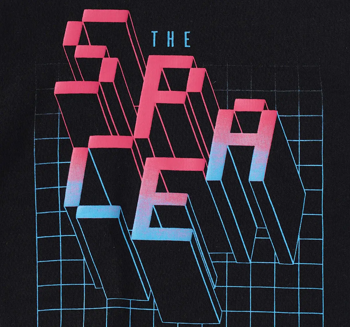 Full Sleeves Crew Neck Space Printed Sweatshirt