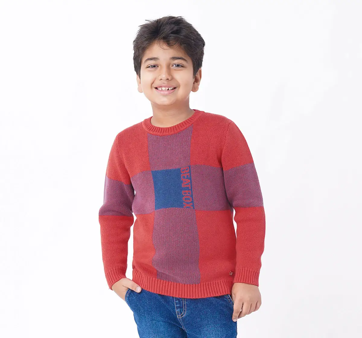 Full Sleeves Sweater With Jacquard