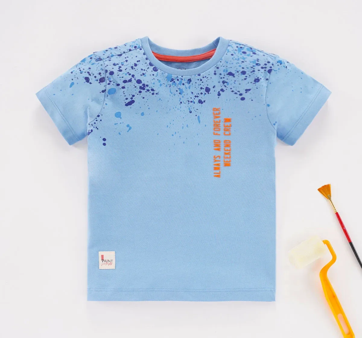 Half Sleeves Crew Neck T-shirt